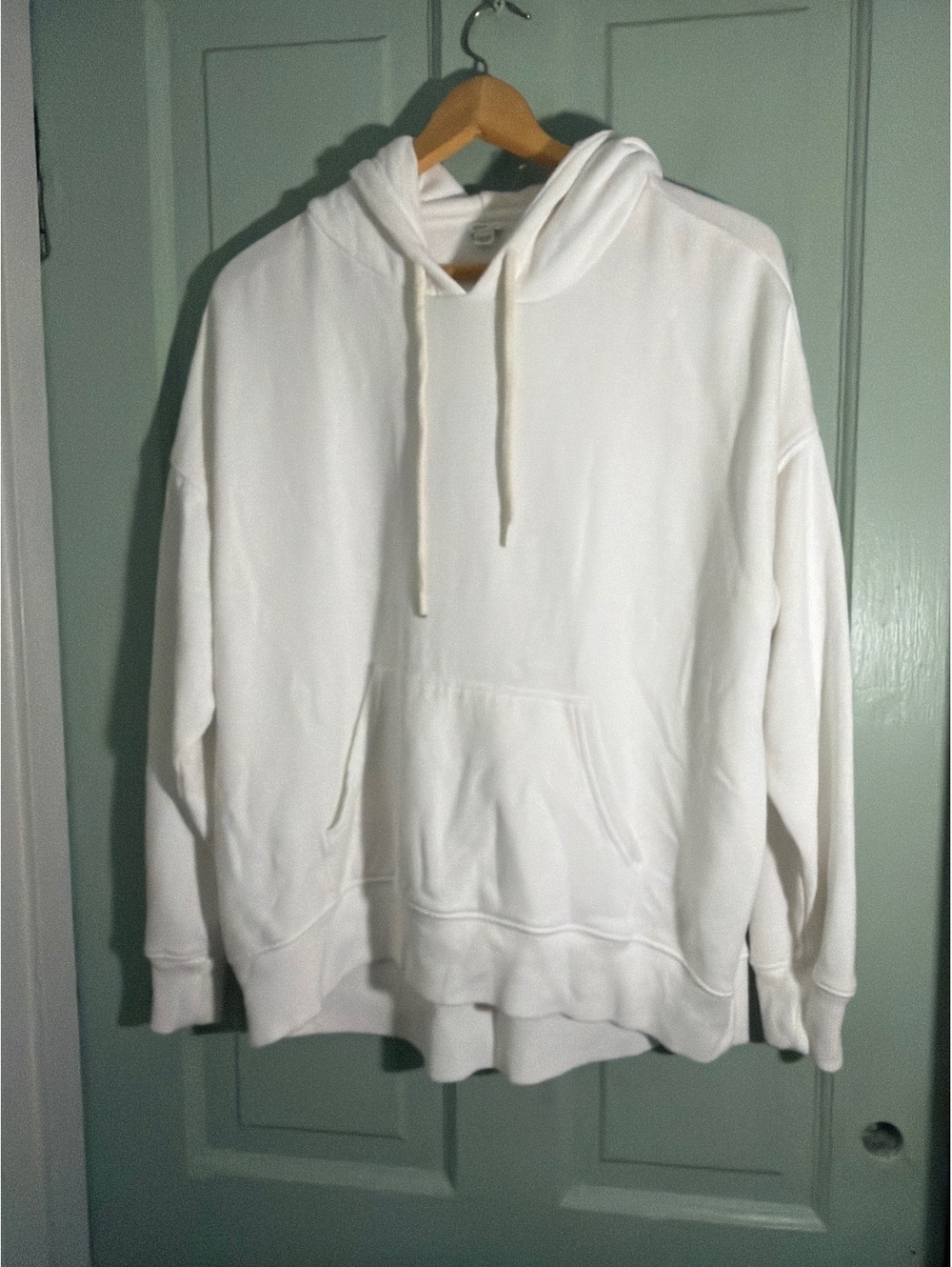 aerie White Oversized Soft Hoodie Sweatshirt Size Small